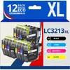 Image de 123CONSOMMABLES - LC3213 LC3211 - Cartouches d'encre Compatible pour Brother LC3213 DCP-J572DW MFC-J - Neuf
