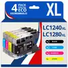 Image de 123CONSOMMABLES - LC1220/LC1240/LC1280 - Cartouches Encre Compatible avec Brother DCP-J725DW DCP-J92 - Neuf
