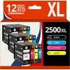 Image de 123CONSOMMABLES - PGI-2500XL - Cartouche Encre Compatible pour Canon PGL-2500 PGI 2500XL PGL2500XL p - Neuf