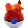 Image de BigBen, Radio-réveil lumineux avec Glumanda endormi sur Pokeball, rouge