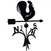 Image de Girouette Coq Grand Modèle Sur Roulement À Billes