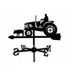 Image de Girouette Fermier Sur Son Tracteur En Fer Forgé
