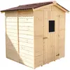 Image de Abri en panneaux 2.46 m² avec plancher - Habrita - ED1616.01 -