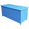 Image de Habrita - Foresta - Coffre De Rangement 0,29 M3 Lasuré Couleur Bleue 127 X 55 X H 60 Cm Pour Jardin - Box1355