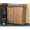 Image de Abri Mural Multi-Usages 1,34 m²   Bois Thermochauffé   Feutre Bitumé   Avec Plancher
