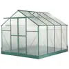 Image de Habrita - Serre Jardin Structure Aluminium Polycarbonate 4 Mm Surface 7,44 M2 - Sr3024j