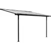 Image de Toit terrasse aluminium - Gris anthracite - Panneaux en polycarbonate anti-UV 6 mm