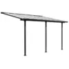 Image de Foresta - Habrita - Toit Terrasse En Aluminium Gris Anthracite Plaques Polycarbonate Anti-uv 12,83m2 - Tt3042al