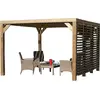 Image de Pergola 10.67m² bois traité - Habrita - THO3531VTI - thermauvent