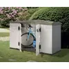 Image de Coffre de Jardin BOX EVO 200   1 800 L   Résine et Toit ABS   Avec Plancher