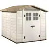 Image de Abri de Jardin EVO 240   6,03 m²   Résine et Toit ABS   Avec Plancher