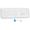 Image de Clavier Bluetooth sans fil pour Mac   Format standard, compatible avec Mac   Blanc