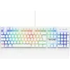 Image de Clavier mécanique The G-Lab KEYZ RUBIDIUM Blanc Azerty Français