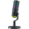 Image de Microphone USB de streaming THE G-LAB K-MIC-NEON Cardioïde 48kHz/24-bit RGB Jack 3,5 mm Contrôles intégrés Noir - Neuf