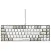 Image de Clavier Gamer filaire - KEYZ-HYDRO-WG/FR - 60% format compact - AZERTY - Rétroéclairé - Gris/Blanc - Neuf