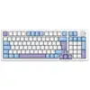 Image de Clavier gaming mécanique The G-LAB KEYZ Elite 400 WB triple mode RGB Blanc et bleu - Neuf