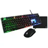 Image de Pack gaming 4 en 1 - THE G-LAB - COMBO NEON - Clavier à membrane pleine taille + Souris 3600 DPI + Tapis de souris + Casque
