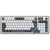 Image de Clavier mécanique THE G-LAB Keyz Elite 450 96% RGB triple mode 2,4 GHz Bluetooth filaire avec écran LCD Noir et Blanc - Neuf