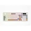 Image de Clavier gaming filaire THE G-LAB KEYZ CAESIUM EX AZERTY 98% touches silencieuses rétroéclairage rainbow molette volume - Neuf