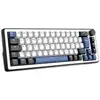 Image de Clavier mécanique gaming THE G-LAB Keyz Elite 200 BW AZERTY TKL sans fil RGB Bleu, switches linéaires KTT Wine Red, hot-swap, NKRO 100% - Neuf