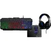 Image de Le G-Lab Combo Argon, câble, USB, commutateur à membrane, AZERTY, noir, souris incluse