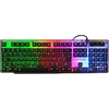 Image de The G-Lab Keyz Neon clavier Gaming USB AZERTY Français Noir - Neuf