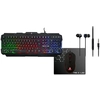 Image de The G-Lab Combo Helium clavier Souris incluse Gaming USB AZERTY Français Noir - Neuf