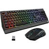Image de Jeu de souris The G-Lab Combo Tungsten, AZERTY, Iluminare RGB, 2400 dpi, Negru