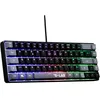 Image de Clavier Gamer - KEYZ HYDROGEN - 60% Format Compact - Rétroéclairé - Filaire - Noir/Gris - Neuf