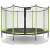 Image de KANGUI Trampoline de jardin 365 cm + filet de sécurité JUMPI Vert/Noir 360 - Neuf