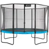 Image de Kangui - Trampoline De Jardin Rond 430 Cm + Filet De Sécurité Punchi Bleu 430