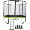 Image de KANGUI Trampoline de jardin rond 305 cm + filet de sécurité + échelle + kit ancrage | PUNCHI Vert 300