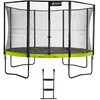 Image de Kangui - Trampoline De Jardin 365 Cm + Filet De Sécurité + Échelle Punchi Vert 360