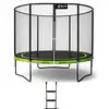 Image de KANGUI Trampoline de jardin rond 305 cm + filet de sécurité + échelle - PUNCHI Vert 300 - Neuf