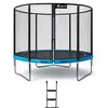 Image de KANGUI Trampoline de jardin rond 305 cm + filet de sécurité + échelle - PUNCHI Bleu 300 - Neuf