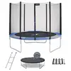 Image de Trampoline rond Ø 250cm avec filet, échelle, bâche et kit ancrage - RALLI 250 - Neuf