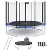 Image de Trampoline rond Ø 300cm avec filet, échelle, bâche et kit ancrage - RALLI 300 - Neuf