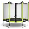 Image de KANGUI Trampoline de jardin 244 cm + filet de sécurité JUMPI Vert/Noir 250 - Neuf