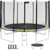 Image de KANGUI Trampoline rond Ø360cm avec filet, échelle, bâche et kit d'ancrage - RALLI 360