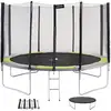 Image de KANGUI Trampoline rond Ø360cm avec filet, échelle, bâche et kit d'ancrage - RALLI 360 - Neuf