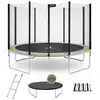 Image de KANGUI Trampoline rond Ø430cm avec filet, échelle, bâche et kit d'ancrage - RALLI 430 - Neuf
