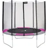 Image de Trampoline Rond 250 Cm Avec Filet De Sécurité   Structure Acier Galvanisé   Ressorts Coniques 140mm   Protection Mousse 29 Cm   Kangui