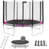 Image de Trampoline Rond Ø360cm Avec Filet, Échelle, Bâche Et Kit D'Ancrage - Ralli 360 - Kangui