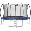 Image de KANGUI Trampoline rond Ø430cm avec filet de sécurité et échelle - Bleu - FPR 430