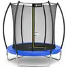 Image de Trampoline rond Ø 180cm avec filet de sécurité intérieur - FPR 180 Bleu - Neuf