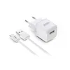 Image de URBAN FACTORY POWER USB-A POWER ADAPTER 2.4A/12W WITH 1M USB-A TO USB-C CABLE - Neuf