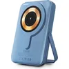 Image de Powerbank sans fil MagSafe Magnee 10000mAh 2 ports USB A+C 15W Qi Fonction stand Bleu Urban Factory