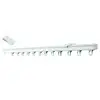 Image de Secodir - Unirail - Tringle Rail Pour Rideau En Aluminium Blanc L 1.50 M Coloris - Blanc
