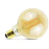 Image de Vision-el - Ampoule Led E27 Globe 8w Cob Filament G95 Golden Miidex Lighting® Blanc-neutre-4000k - Non-dimmable