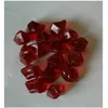 Image de Pierres Décoratives En Fibre De Verre Rouge - Chemin'arte